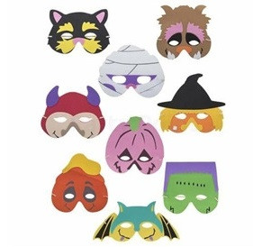 Gyerek halloween maszk többféle