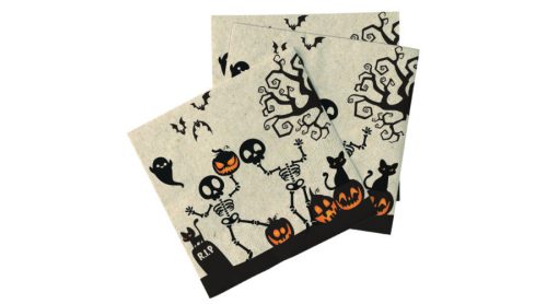 Halloween mintás natúr szalvéta 16 db/cs 33 x 33 cm
