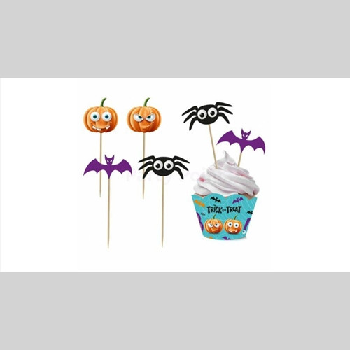 Trick or Treat süti papír beszúróval - 6-6 db / csomag