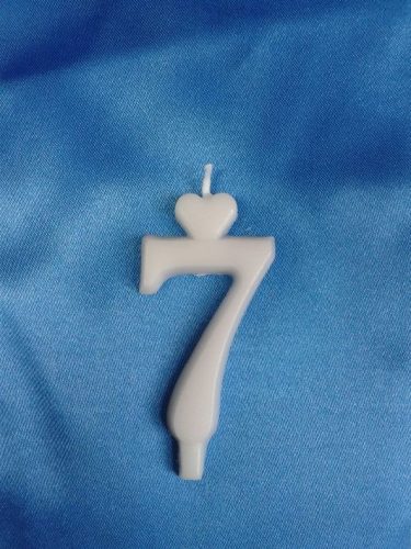 Kis számgyertya 6 cm-es, 7