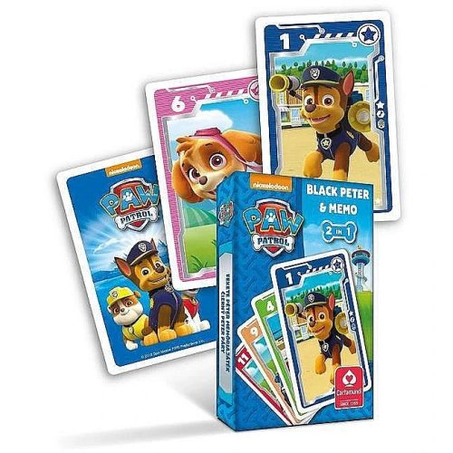 Kártya Paw Patrol Mancs őrjárat Fekete Péter-memóriajáték 25 lap