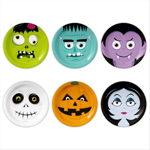 Halloween Monsters - tányér 6 db/cs.