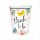 Pohár Bride to be Flowers 220ml 6db