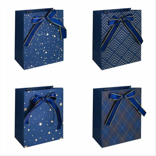 Navy elegáns ajándéktasak - kicsi
