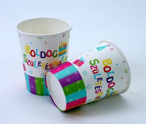 Pohár Boldog Születésnapot II 0,2l. 6db