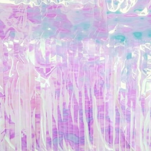 Irizáló partifüggöny - 100x200cm