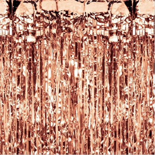 Partifüggöny rose gold színű - 100x250 cm