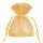 Nagy arany organza zacskó - 10 db