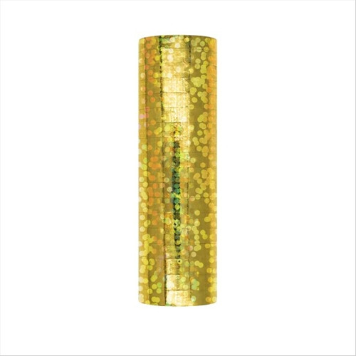Arany csillogó holografikus szalag - 3,8 m