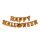 Banner Happy Halloween narancssárga sütőtökkel 185cm