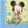 Bébi Mickey Mouse szalvéta 33 x 33 cm 2 rétegű 20 db
