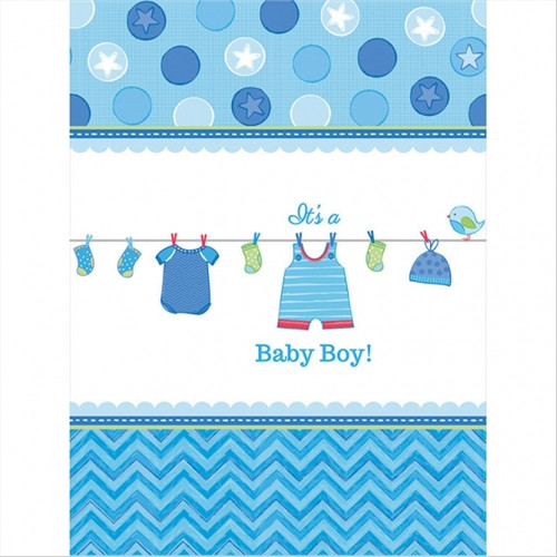 It's a boy kék asztalterítő 138 x 259 cm