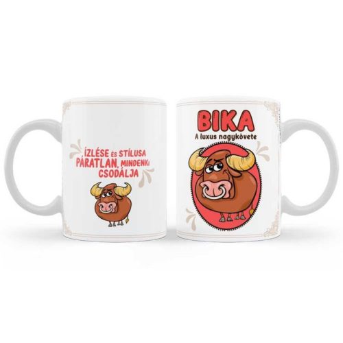 Bögre - Horoszkópos (Bika Csillagjegy)