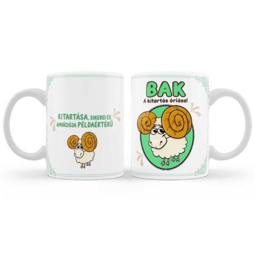 Bögre - Horoszkópos (Bak Csillagjegy)