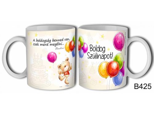 Bögre - Boldog Szülinapot! (lufis)