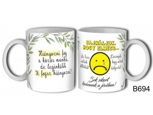 Bögre - Sajnáljuk, hogy elmész