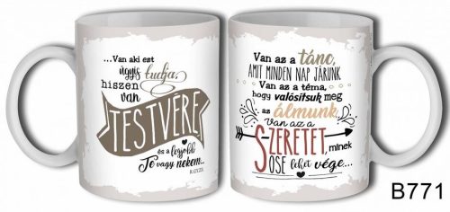 Bögre - Van az a Tánc Tesó - Ajándék testvérnek