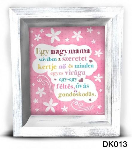 3D Képkeret 16,5 cm x 19,5 cm - Egy nagymama szívében
