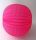 Lampion kerek magenta 22 cm