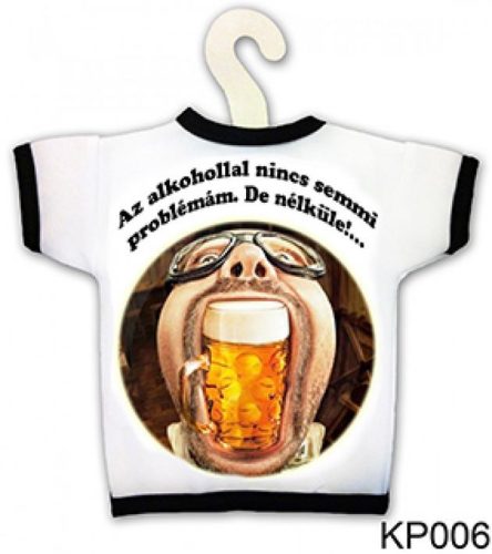 Üvegre Húzható póló - Alkohol nélkül
