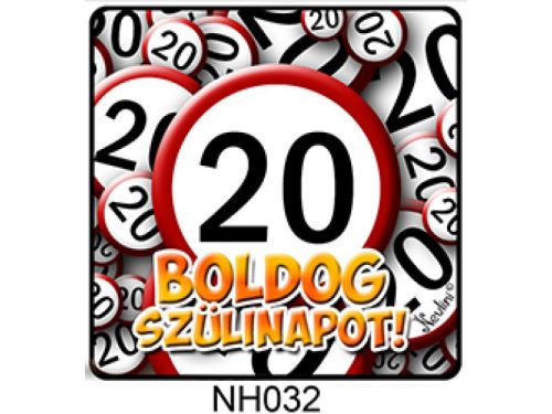 Hűtőmágnes - Boldog szülinapot! - 20