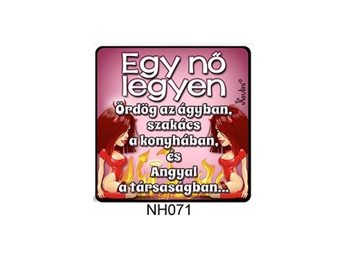 Hűtőmágnes - Egy nő legyen...