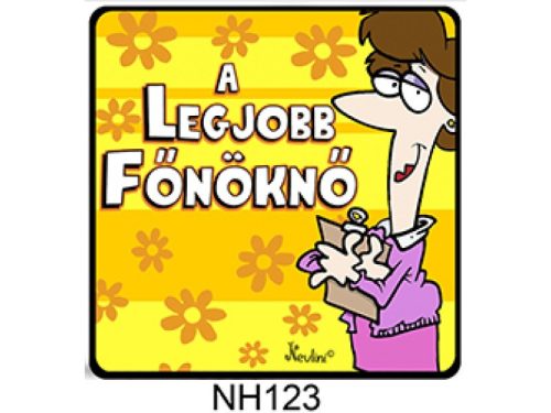 Hűtőmágnes - A legjobb főnöknő