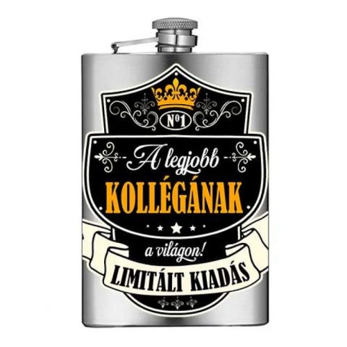A Legjobb Kollégának Limitált feliratos - Vicces Flaska - Laposüveg