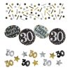 30-as Szülinapi Számos Arany - Ezüst Vegyes Konfetti Válogatás - 34 gramm