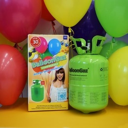 Eldobható hélium palack 30 db lufihoz