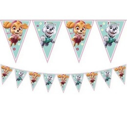 Mancs Őrjárat - Paw Patrol Skye > Everest Parti Zászlófüzér - 230 cm