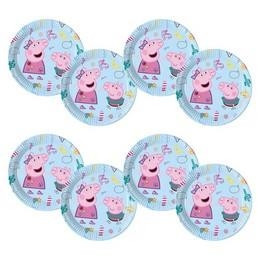Peppa Malac - Peppa Pig Messy Play Parti Tányér - 23 cm, 8 db-os