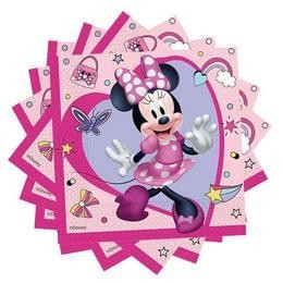 Minnie Egér - Minnie Junior Parti Szalvéta - 33 cm x 33 cm, 20 db-os