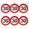 30-as sebességkorlátozó tányér
