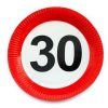 30-as sebességkorlátozó tányér