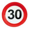 30-as sebességkorlátozó tányér