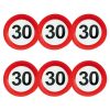 30-as sebességkorlátozó tányér