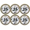 Elegáns léggömbös parti tányér - 25