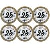 Elegáns léggömbös parti tányér - 25