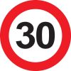 30. Sebességkorlátozó Születésnapi Tábla - 40 cm