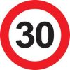 30. Sebességkorlátozó Születésnapi Tábla - 40 cm