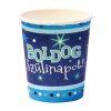 Boldog szülinapot kék papír pohár - 250 ml , 6 db/csomag