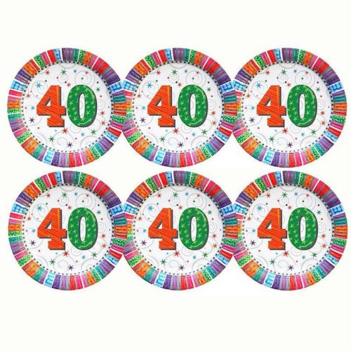 Papír tányér - "40"
