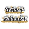 'Boldog Szülinapot!' óriás parti banner - Elegáns