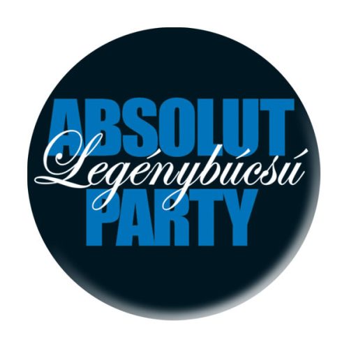 Absolut legenybúcsú party kitűző