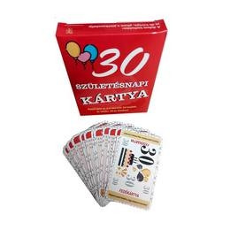 30. Születésnapi Ajándék Kártya Játék