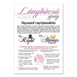 Vicces Újság Lánybúcsúra