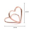 Rosegold Szív Ültetőkártya Tartó - 10 db-os